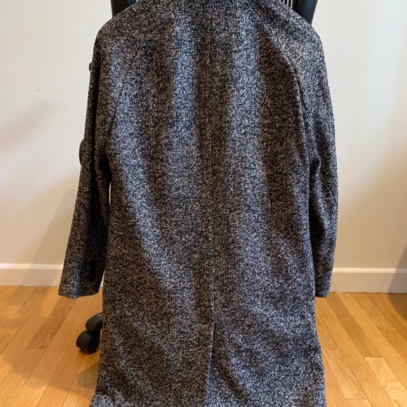 Bonobos Wool Coat in Charcoal Confetti Donegal | S - Picture 3 of 7